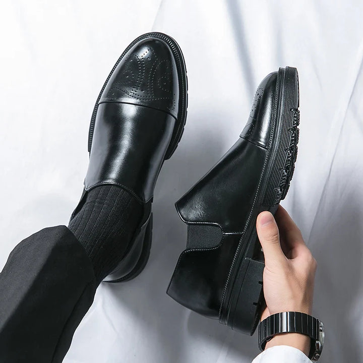 Matteo™ Leather Slip-On Loafers