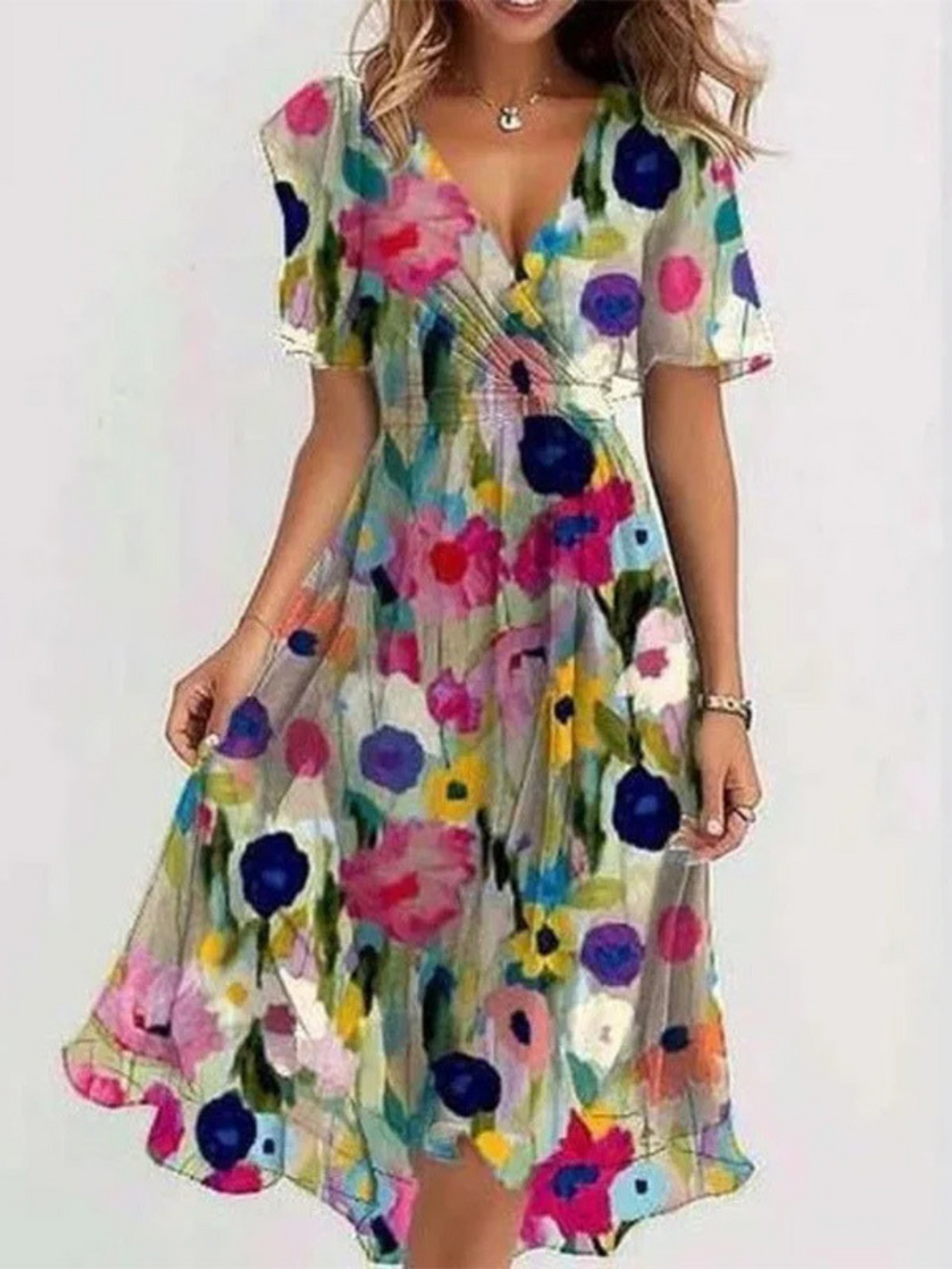 Matilda | Summer Dress With Belly Cover