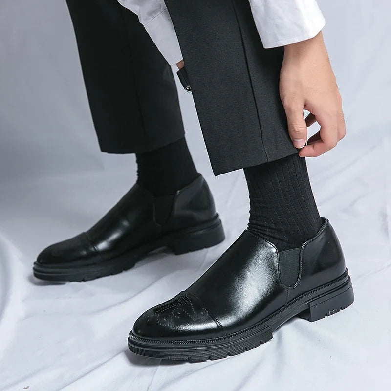 Matteo™ Leather Slip-On Loafers