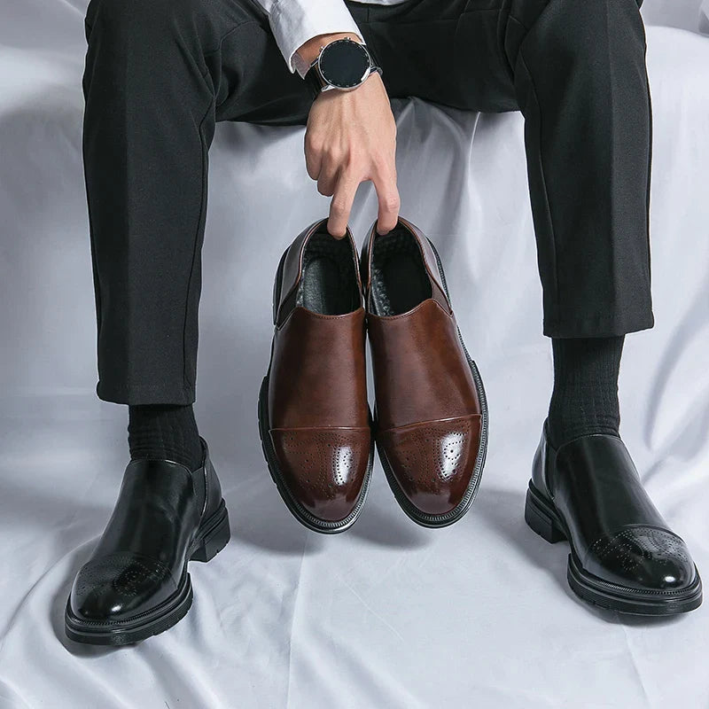 Matteo™ Leather Slip-On Loafers