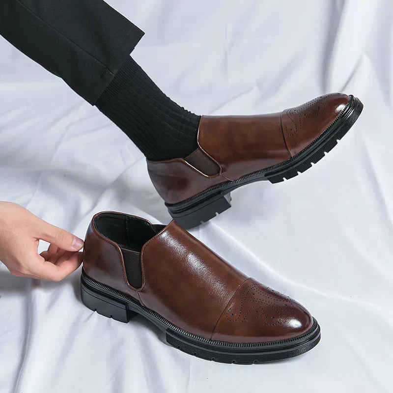 Matteo™ Leather Slip-On Loafers