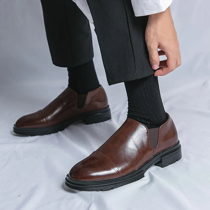 Matteo™ Leather Slip-On Loafers