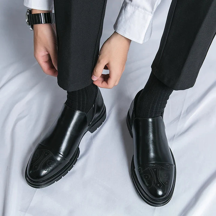 Matteo™ Leather Slip-On Loafers