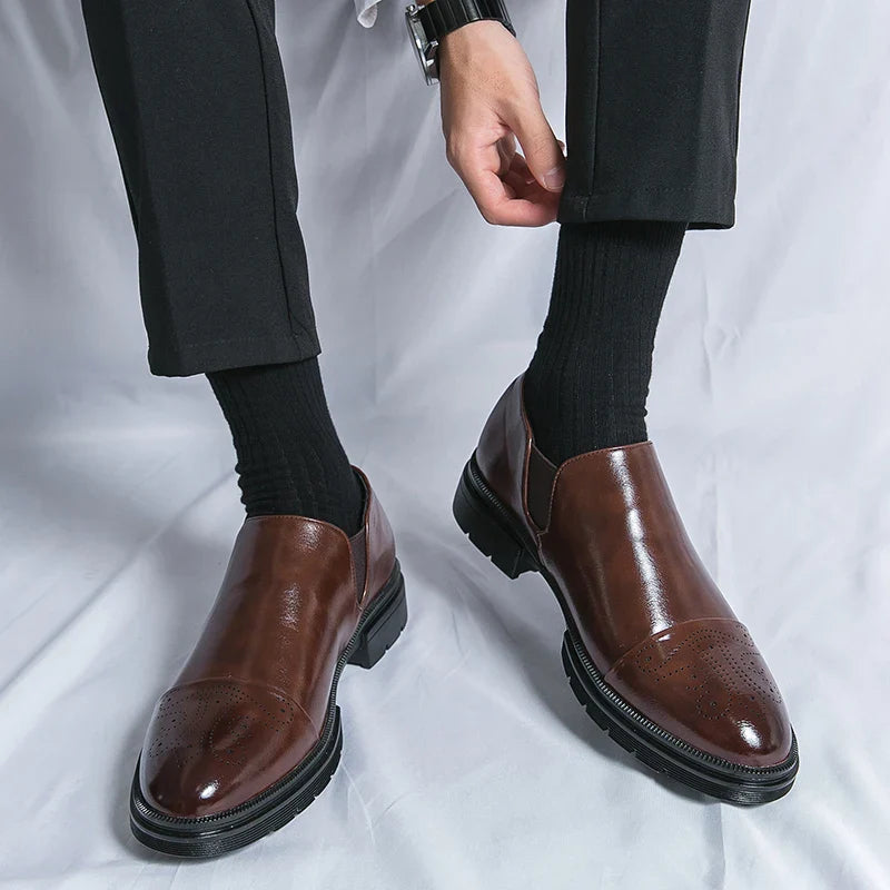 Matteo™ Leather Slip-On Loafers