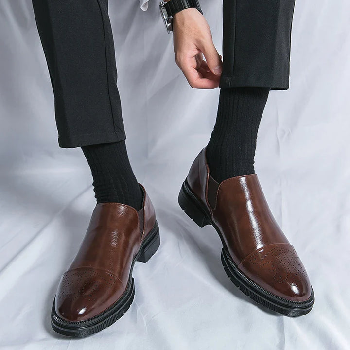 Matteo™ Leather Slip-On Loafers