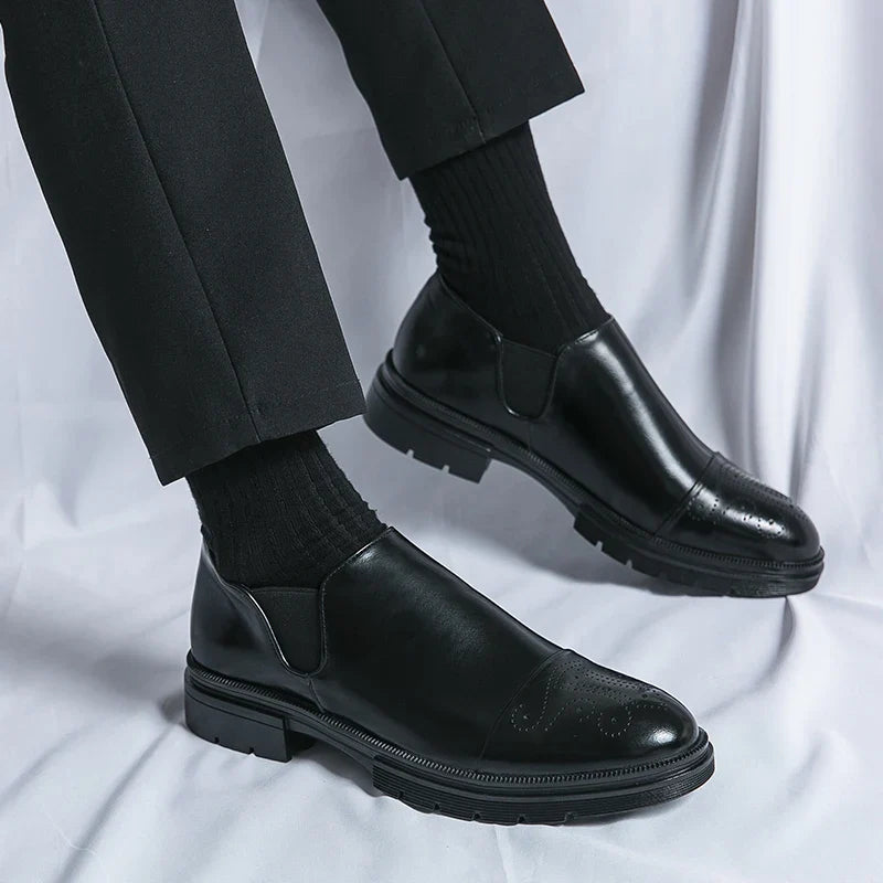 Matteo™ Leather Slip-On Loafers