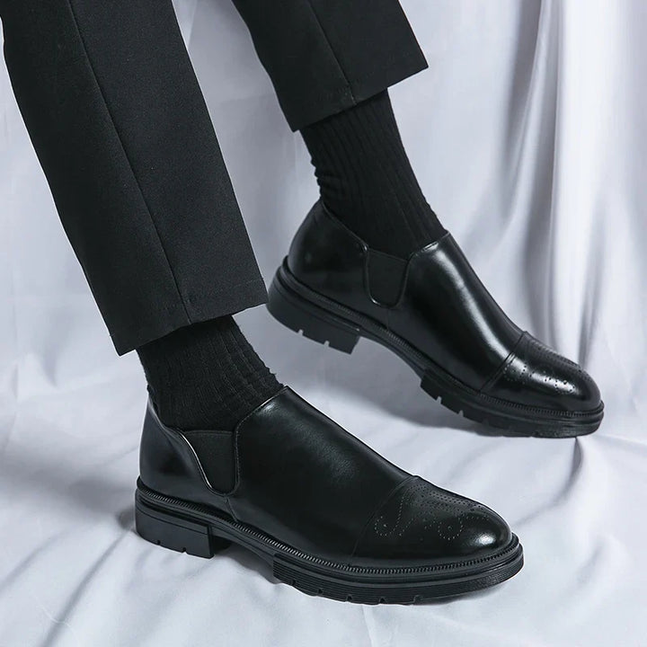 Matteo™ Leather Slip-On Loafers