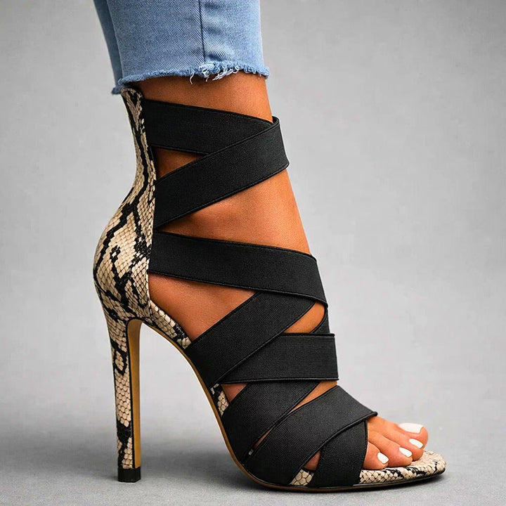 Seraphina™ Snake Print Heels