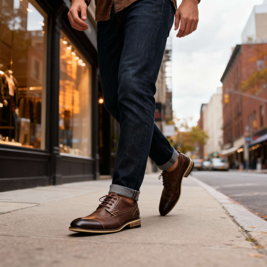 Geoffrey Jones Cap-Toe Derbies