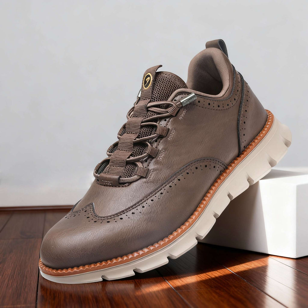 Brandon Brogue Leather Sneakers