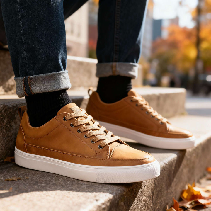 Brandon Mark Leather Sneakers