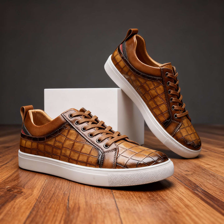 Brandon Mark Leather Sneakers
