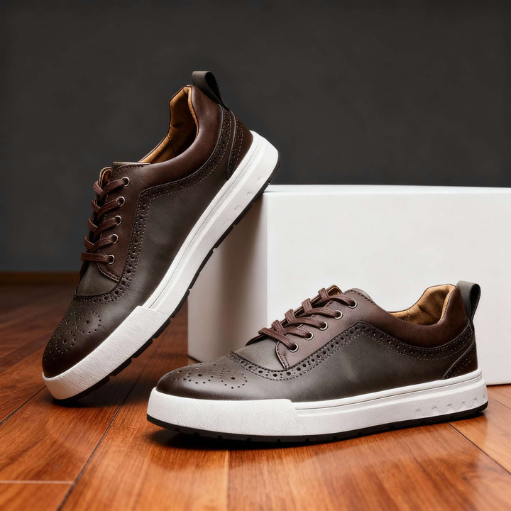 Brandon Mark Leather Sneakers