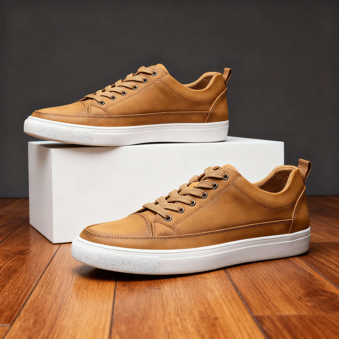 Brandon Mark Leather Sneakers