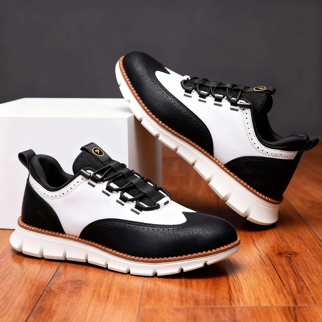 Brandon Brogue Leather Sneakers