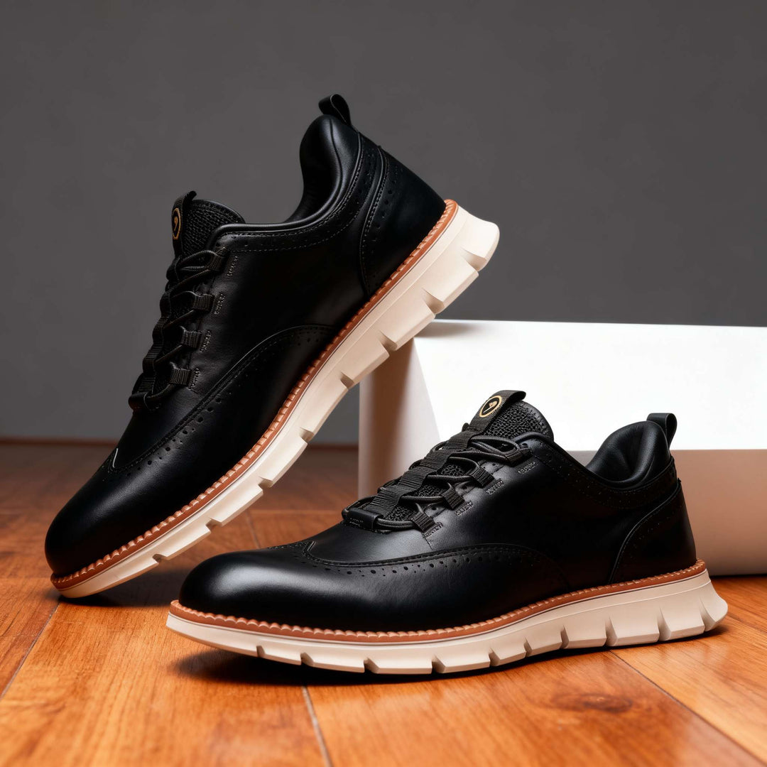Brandon Brogue Leather Sneakers
