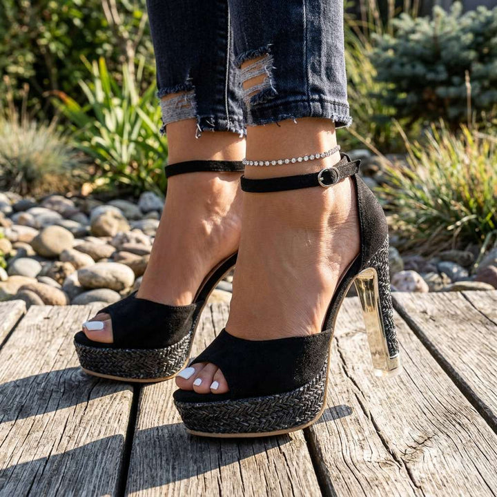 Daniella™ - Open Toe Heels