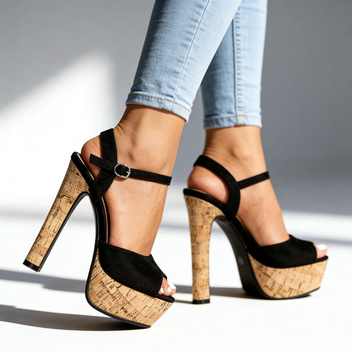 Daniella™ - Open Toe Heels